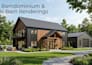 draw barndominium and pole barn house plan and floor plans rendering